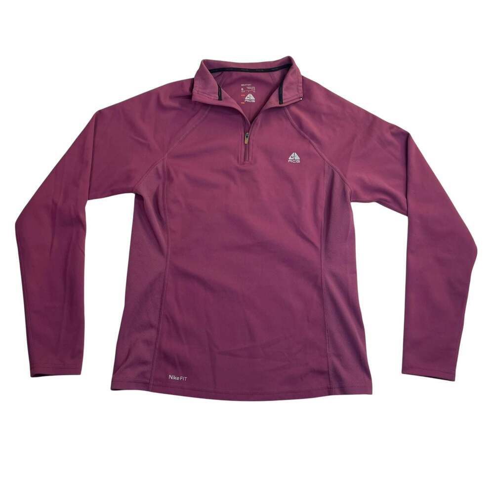 Nike ACG Fit Dry 1/4 Zip Pullover Shirt Size S